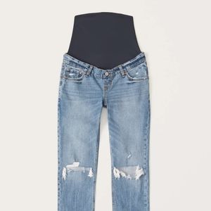Maternity Ankle Straight Jeans
